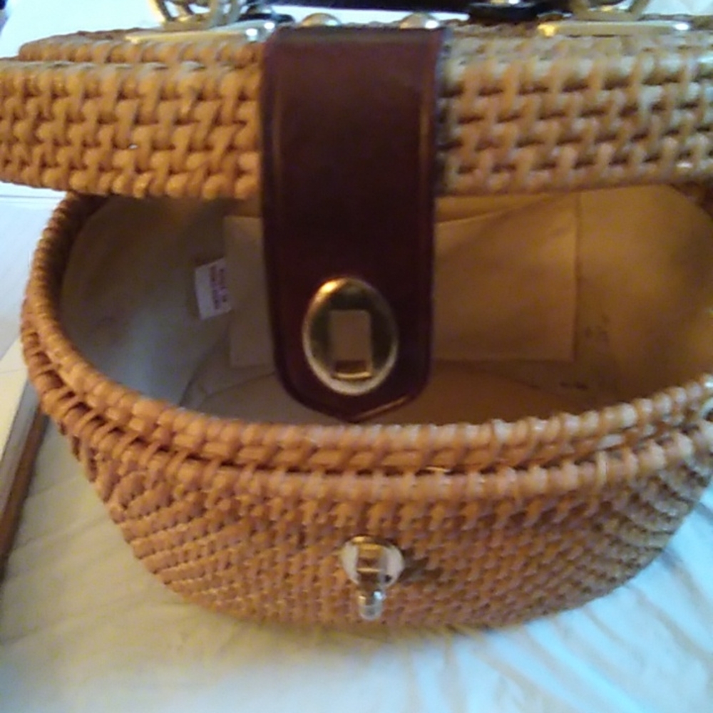 Ladies Wicker Handbag - Picture 6 of 14